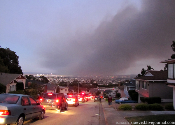 Взрыв газопровода в Сан Бруно (пригороде Сан Франциско) 